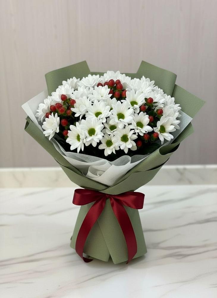 Букет цветов из: Хризантемы в Перевальном