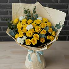 Букет цветов из:  Розы в Перевальном