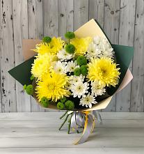 Букет цветов из:  Хризантемы в Перевальном