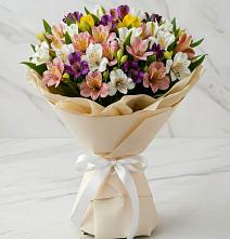 Букет цветов из:  Альстромерии #REPLACE_PRED# Перевальном