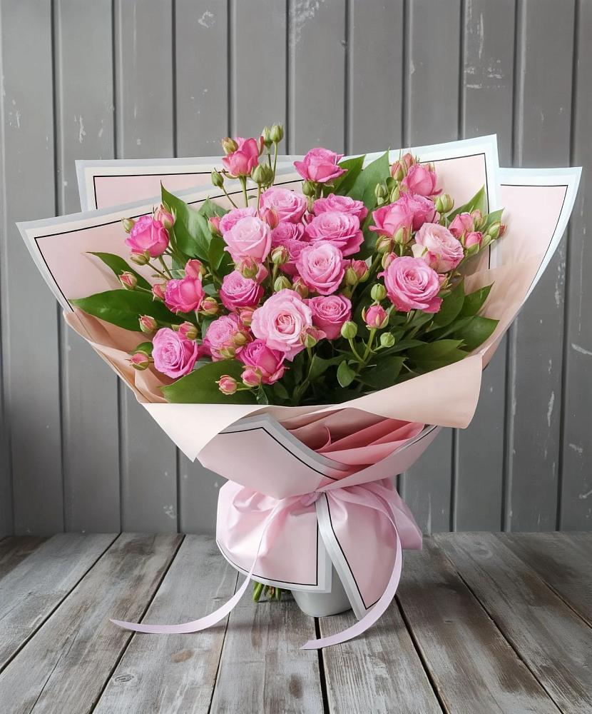 Букет Розовый кустик в Перевальном