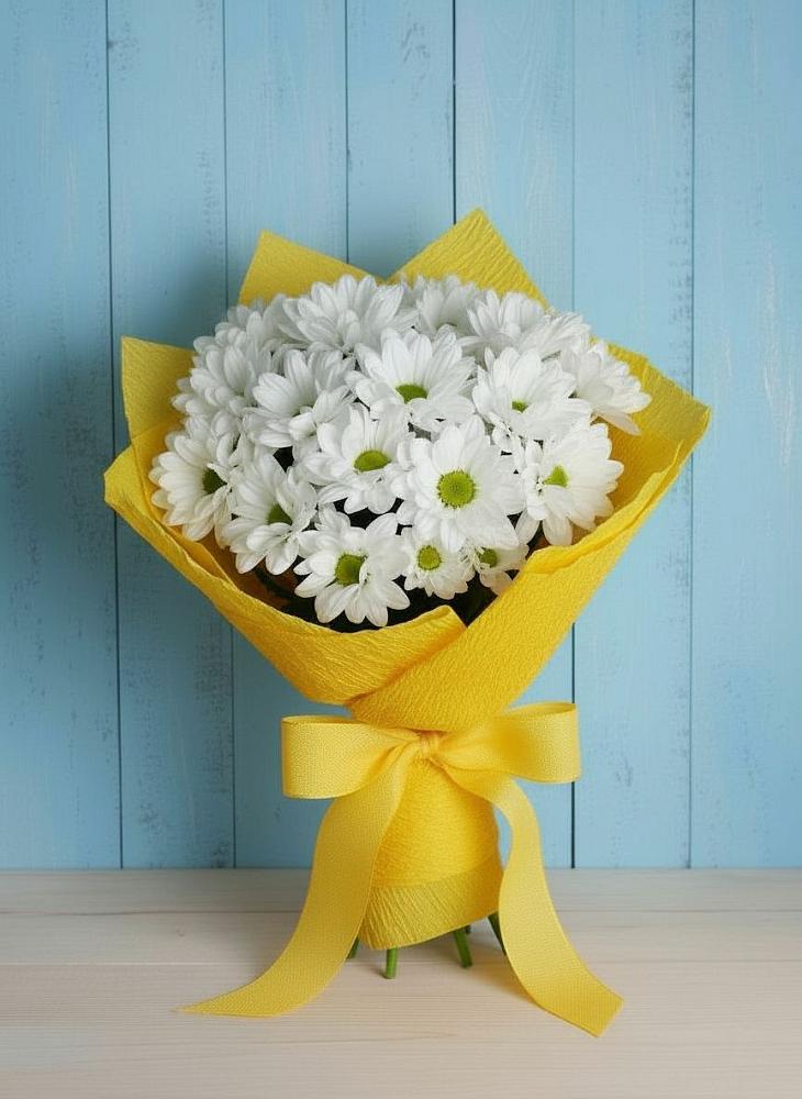 Букет цветов из: Хризантемы в Перевальном