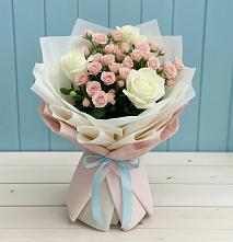 Букет цветов из:  Розы в Перевальном