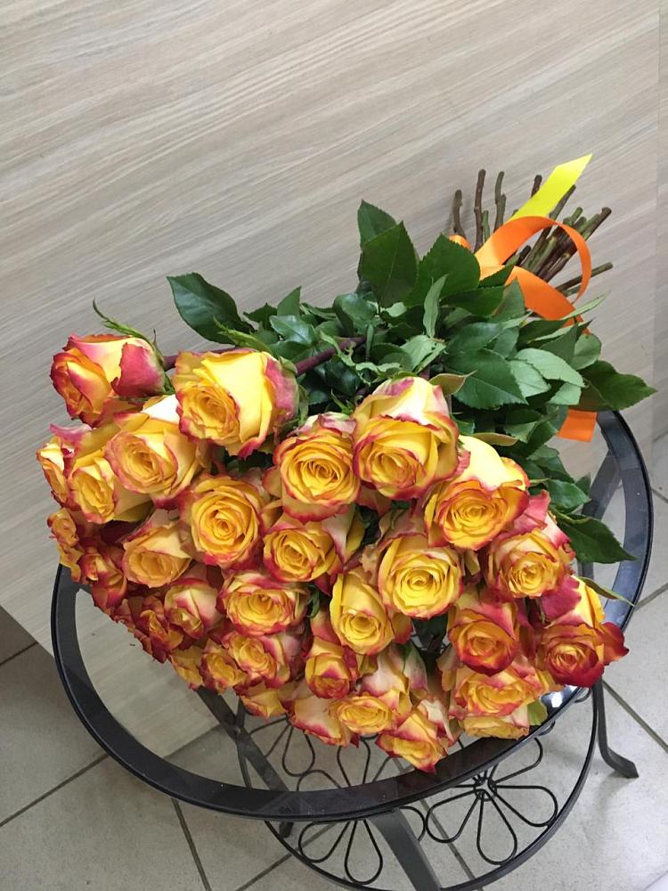 Букет Желтые розы в Перевальном