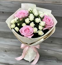 Букет цветов из:  Розы #REPLACE_PRED# Перевальном