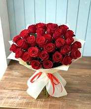 Букет 29 Красных роз в Перевальном