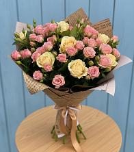 Букет цветов из:  Розы в Перевальном