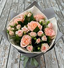 Букет цветов из:  Розы в Перевальном