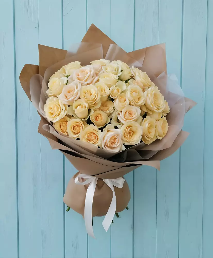 Букет Кремовое облако в Перевальном