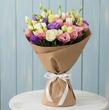 Букет цветов из:  Лизиантусы в Перевальном