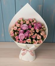 Букет цветов из:  Розы #REPLACE_PRED# Перевальном