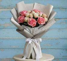 Букет цветов из:  Розы #REPLACE_PRED# Перевальном